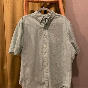Gingham Ralph Lauren Short Sleeve Dress Shirt